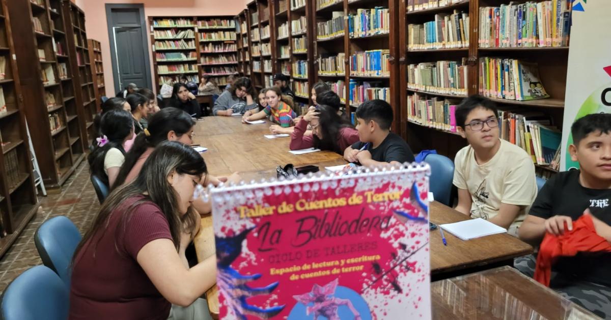 La Municipalidad inicioacute los talleres de lectura y escritura para el concurso de joacutevenes de La Bibliodera