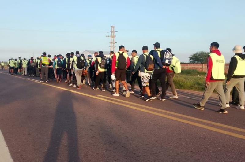 Con fe integrantes del Hogar de Cristo van al encuentro con la Virgen