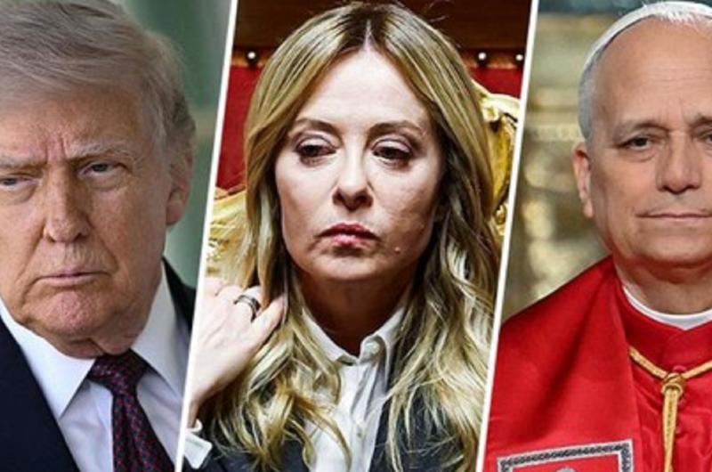 Fuerte cruce internacional- Giorgia Meloni calificoacute de inaceptables los dichos de Donald Trump contra el papa