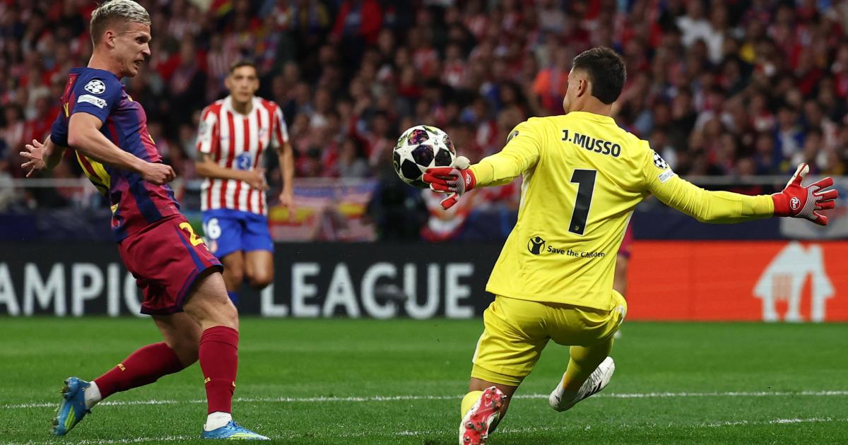 Atleacutetico Madrid perdioacute pero eliminoacute al Barcelona y clasificoacute a semis de la Champions League