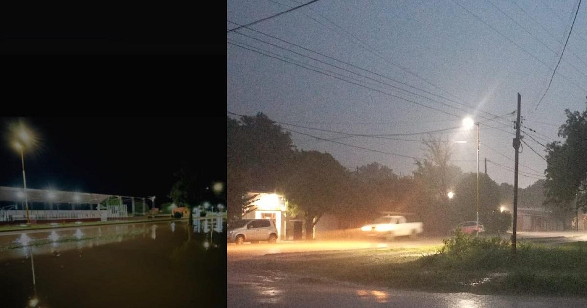 Tormentas fuertes causaron dantildeos y temor en el interior santiaguentildeo