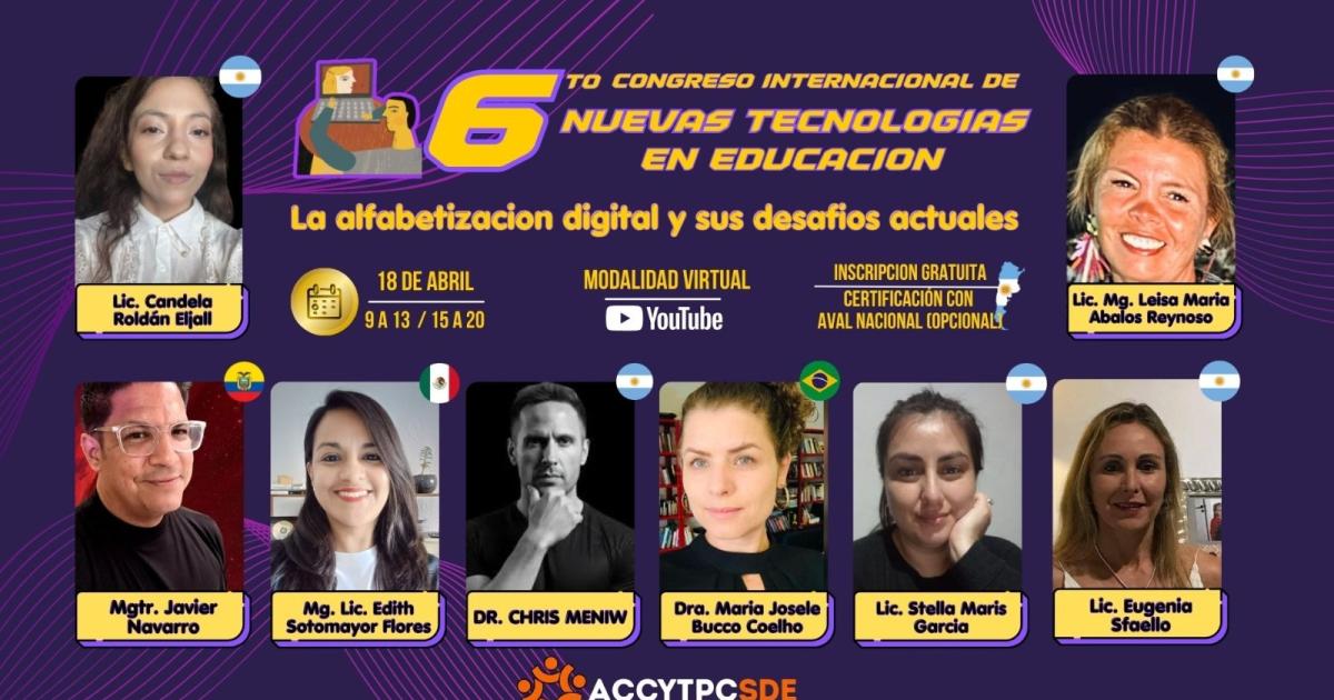 El saacutebado abordaraacuten La Alfabetizacioacuten Digital y sus desafiacuteos actuales