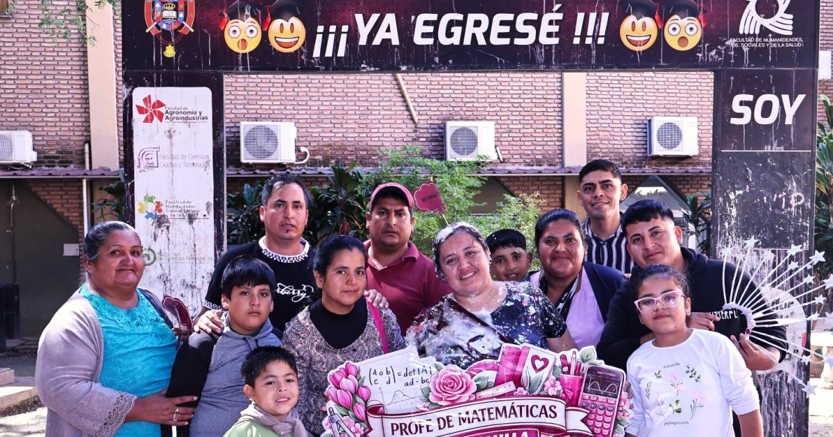 Suentildeo compartido- la emotiva historia de la primera profesional en una familia de Atamisqui