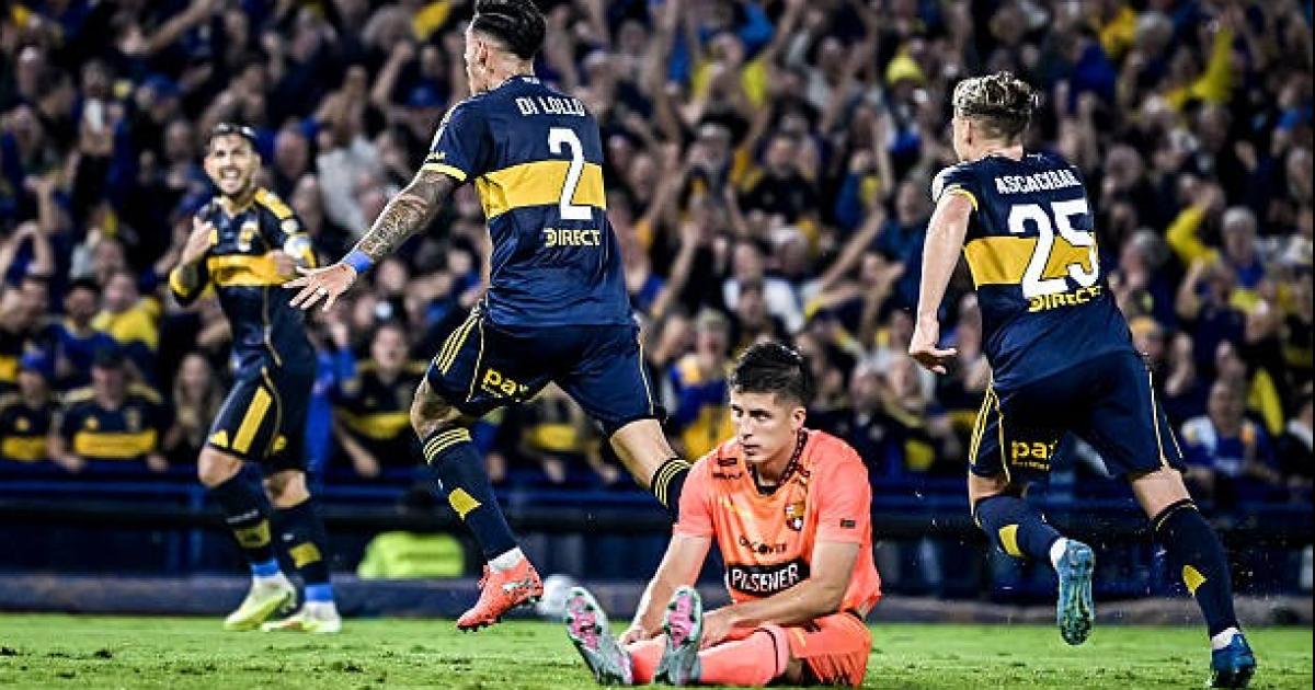 Boca jugoacute anoche su mejor partido del antildeo y goleoacute a Barcelona de Ecuador