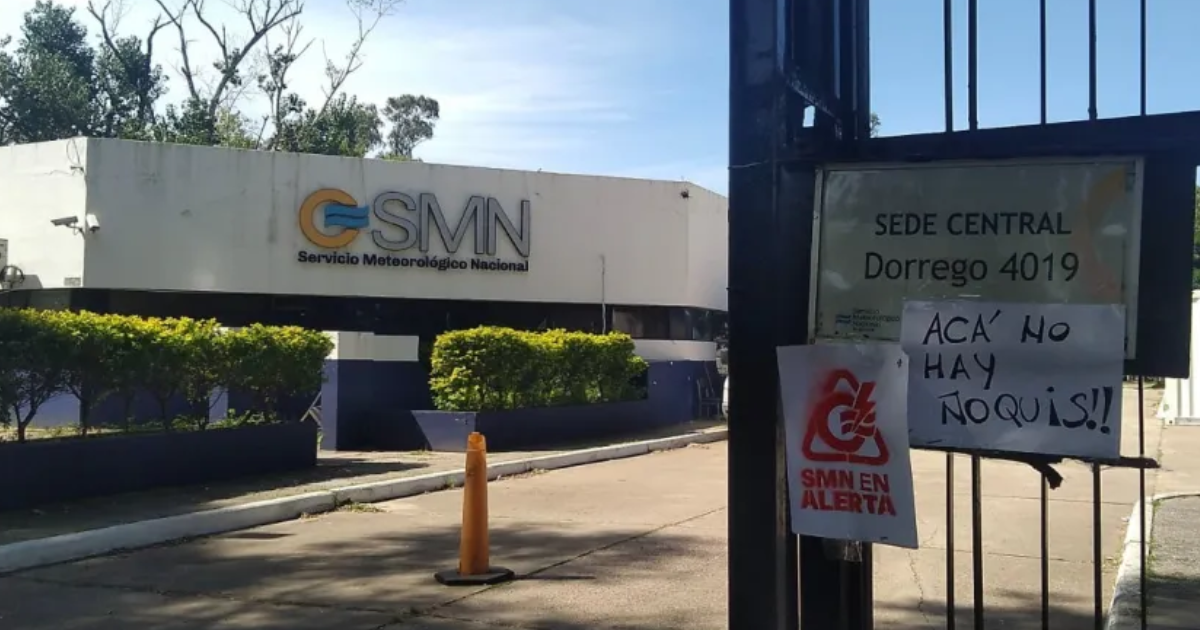 Recortes en el Servicio Meteoroloacutegico Nacional- notificaron al menos 140 despidos