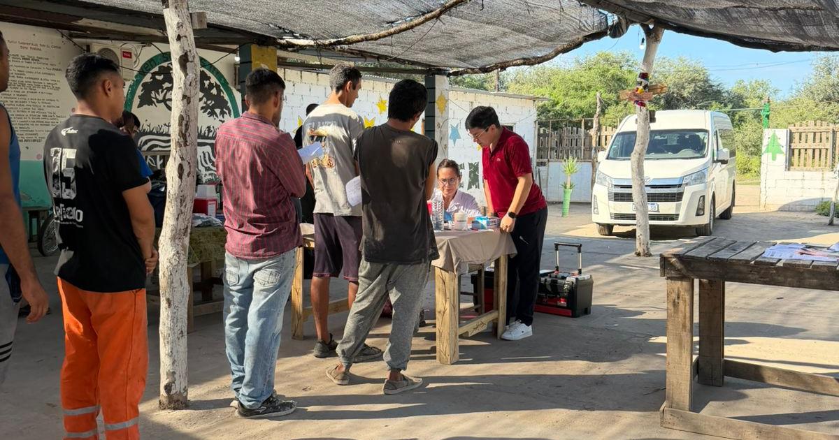 La Provincia realizoacute una jornada integral de salud en La Daacutersena