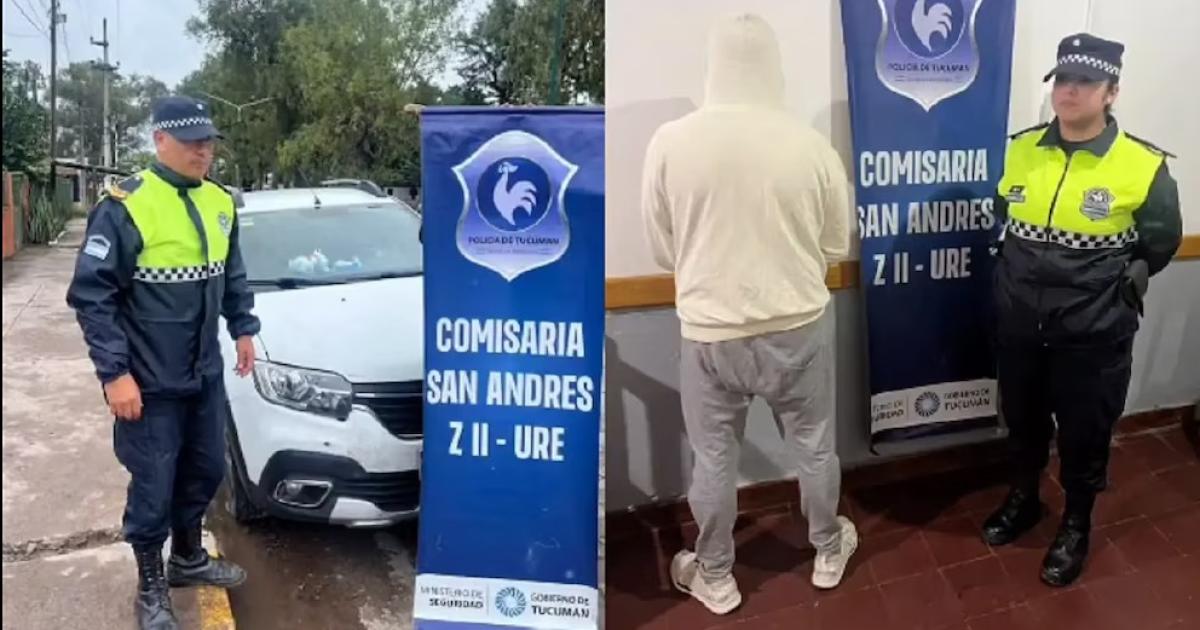 En el liacutemite Tucumaacuten - Santiago un meacutedico evadioacute un control antidrogas y atropelloacute a un funcionario policial