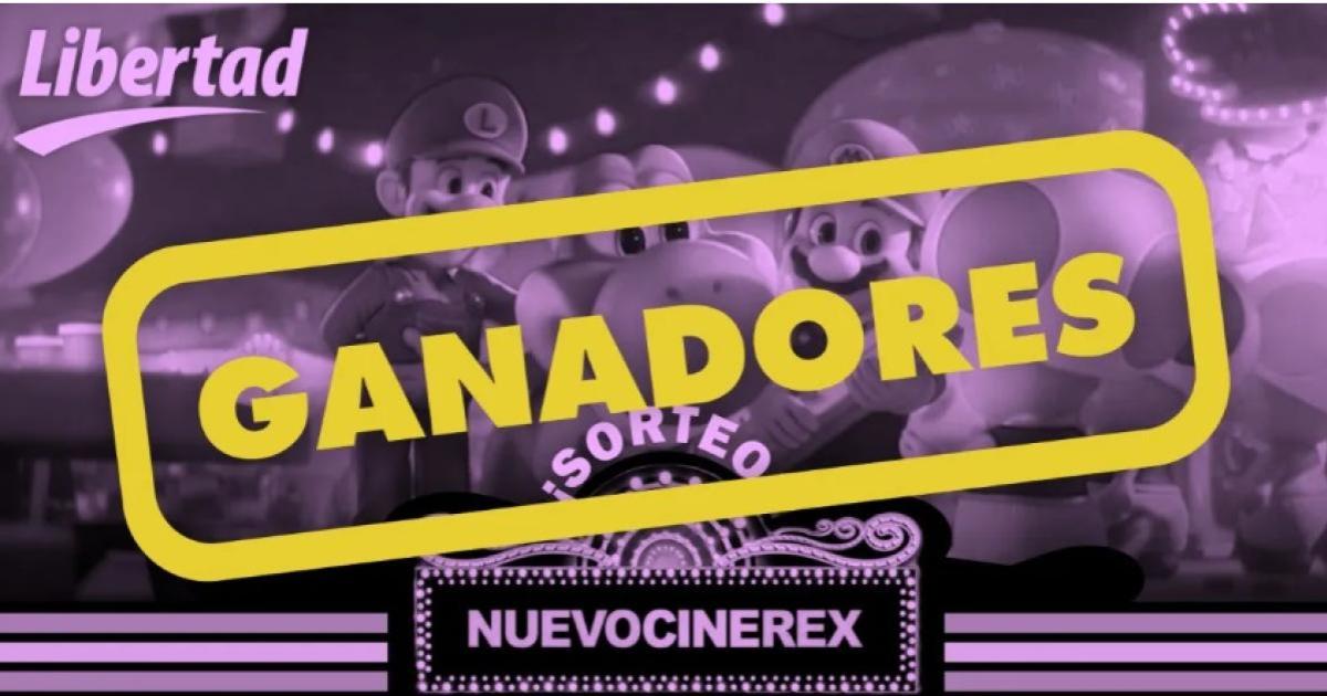 Estos son los ganadores de las entradas para el cine Rex