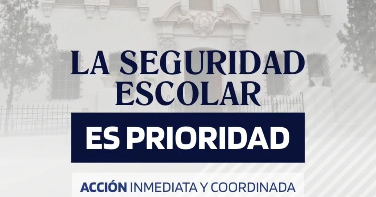 El Gobierno provincial activa protocolo de seguridad escolar ante la ola de amenazas en colegios