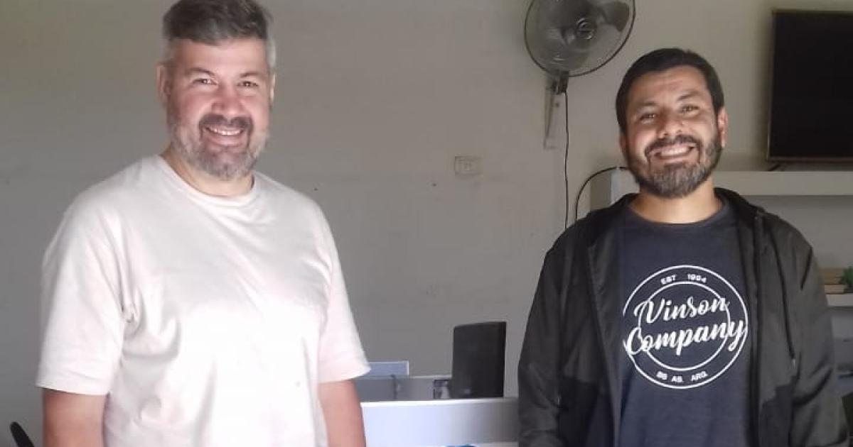 PROMOCIÓN Luis Gallar y Francisco Santucho en su visita a EL LIBERAL