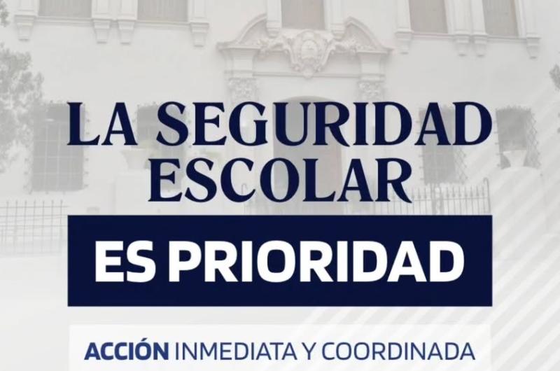 El Gobierno provincial activa protocolo de seguridad escolar ante la ola de amenazas en colegios