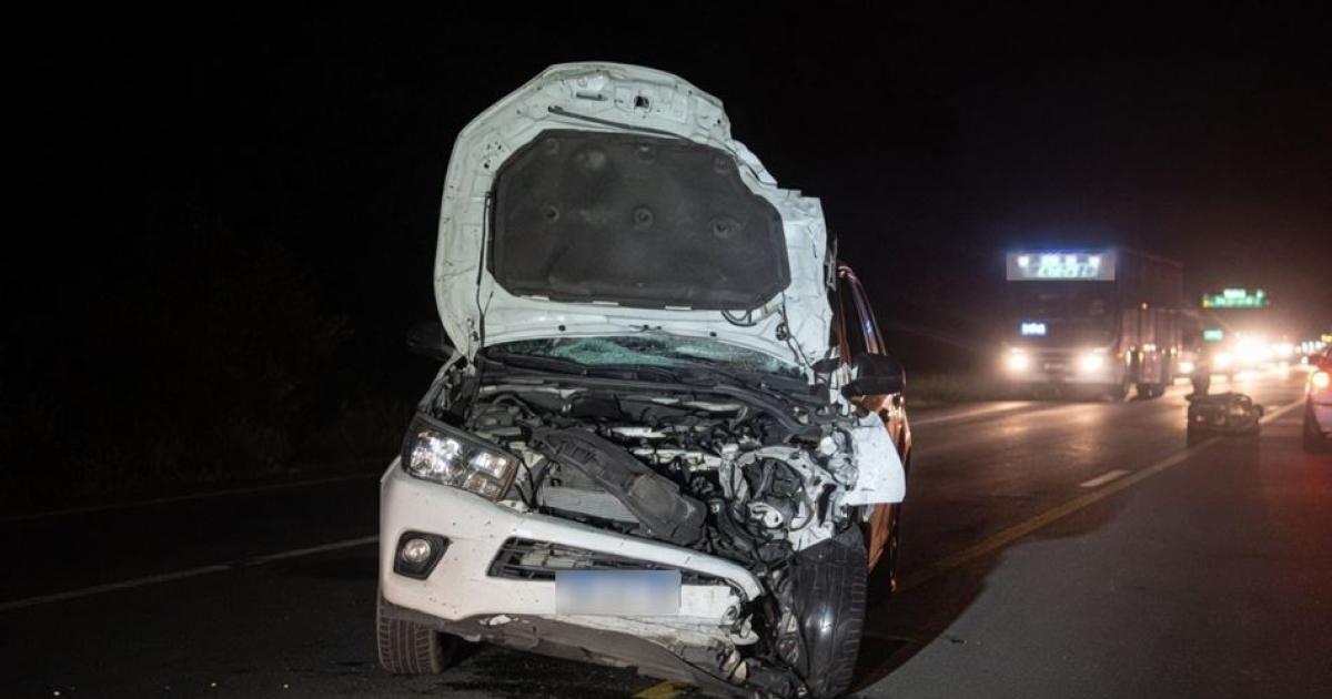 Tragedia vial- murioacute un motociclista tras chocar con una camioneta