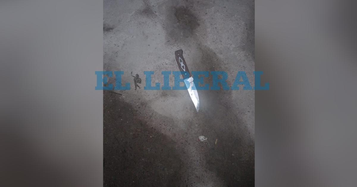 El arma blanca con la que se produjo el ataque