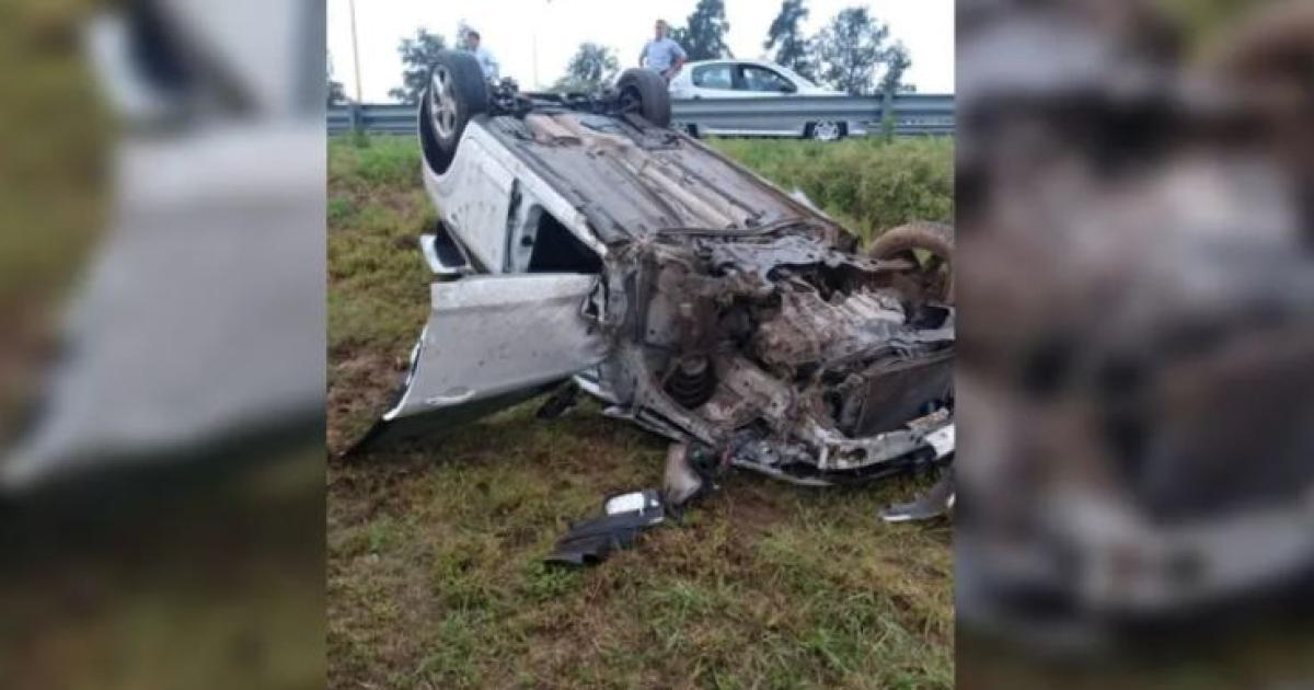 Vuelco en Ruta Provincial 6- Foto- Archivo