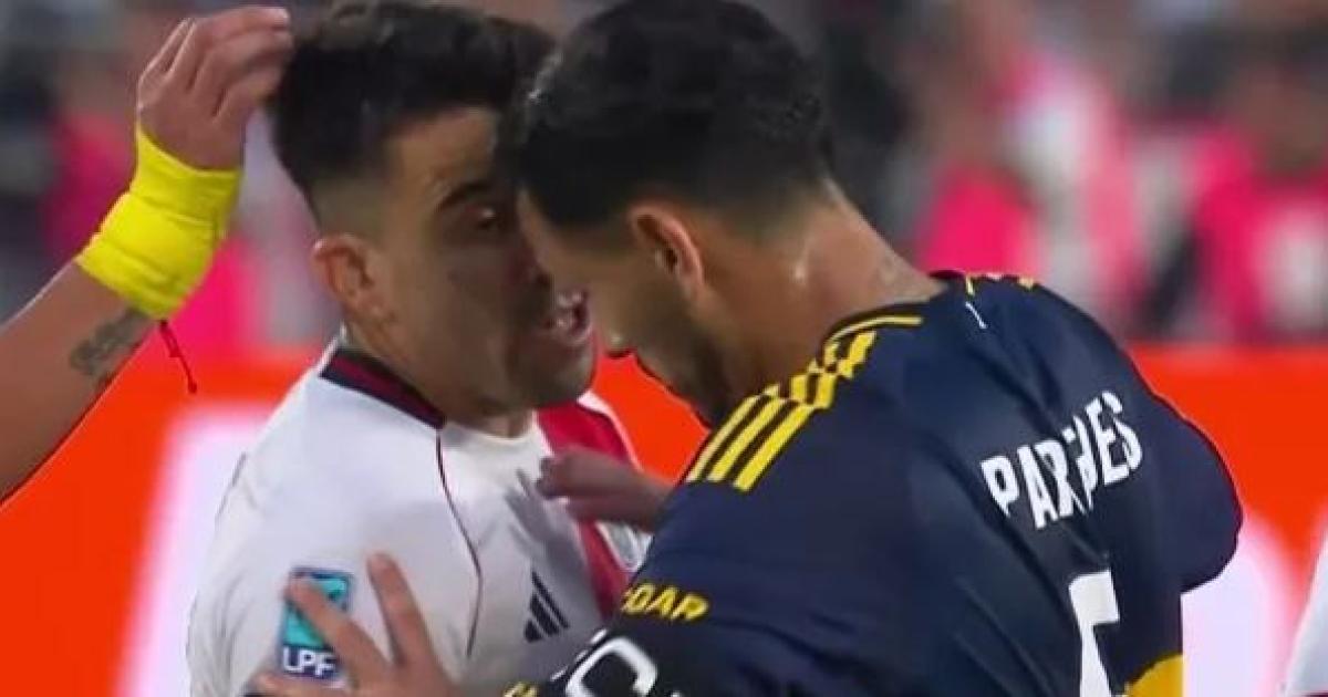  Supercl�sico entre River Plate y Boca Juniors tuvo un momento de m�xima tensión en el segundo tiempo - Foto- Minuto Uno