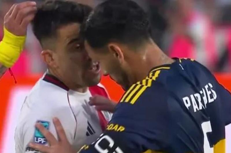  Supercl�sico entre River Plate y Boca Juniors tuvo un momento de m�xima tensión en el segundo tiempo - Foto- Minuto Uno