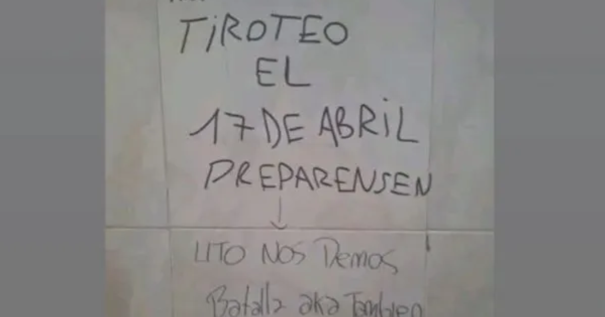 iquestSienta un precedente Santa Fe les cobraraacute los operativos policiales a quienes realicen amenazas en escuelas