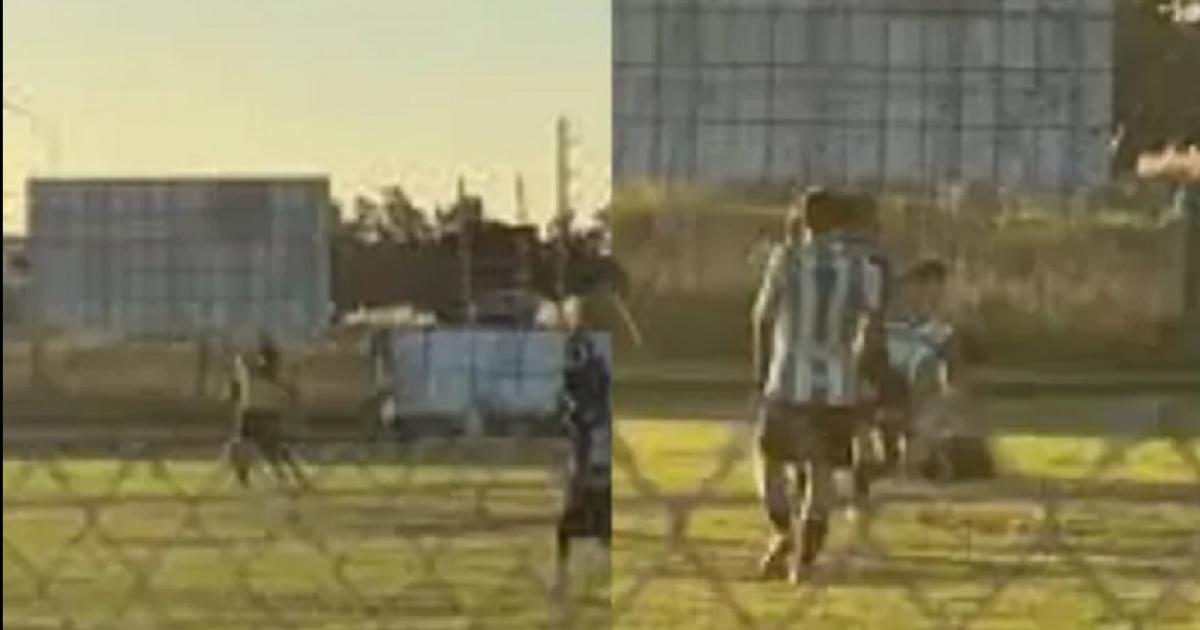 Rosario- brutal agresioacuten en el fuacutetbol amateur un jugador noqueoacute a un aacuterbitro y terminoacute detenido