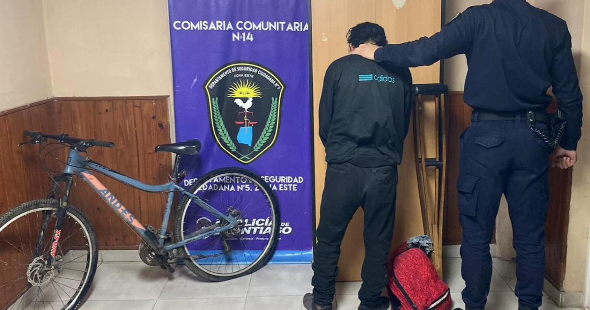Roboacute una bici y fue demorado