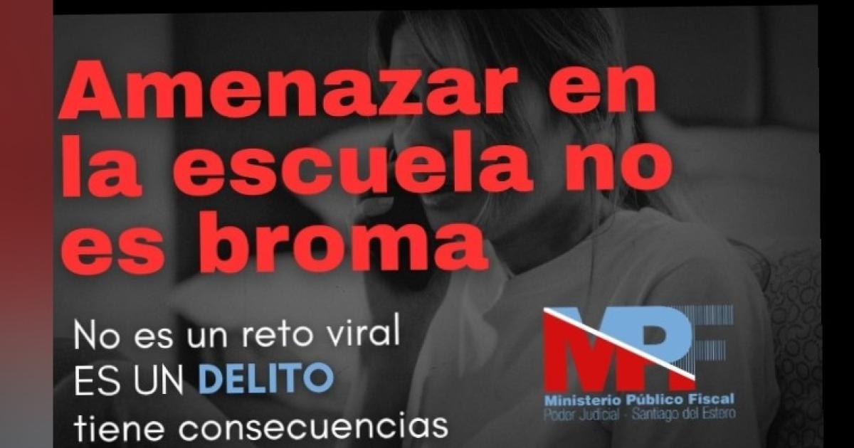 No es un reto viral es un delito- autoridades judiciales advierten consecuencias por amenazas en escuelas