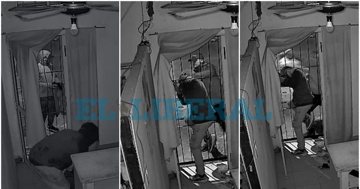 Los malvivientes quedaron grabados por las c�maras de seguridad