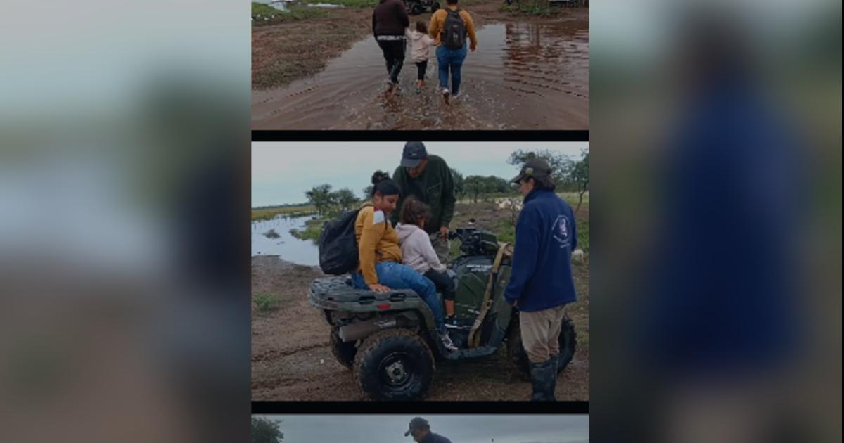 Asistencia integral en Los Juriacutees por las inundaciones en el interior 