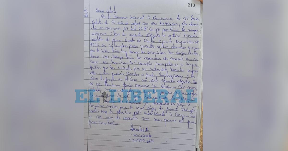 Un grupo de madres y padres de alumnos de una escuela primaria elevó una grave denuncia contra una docente- Nota a las autoridades