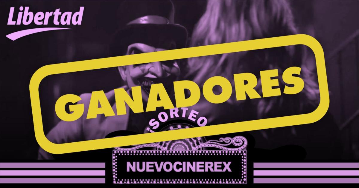 Estos son los ganadores de las entradas para Cine Rex