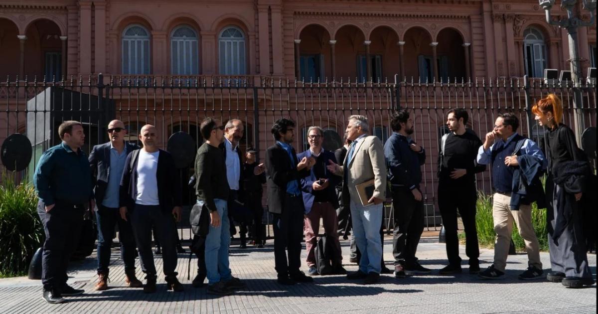 Prohibioacute que la prensa acreditada entre a Casa Rosada