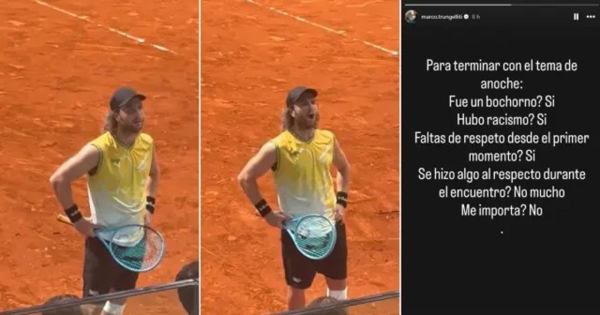 Grave denuncia del tenista santiaguentildeo Marco Trungelliti contra el puacuteblico espantildeol por racismo