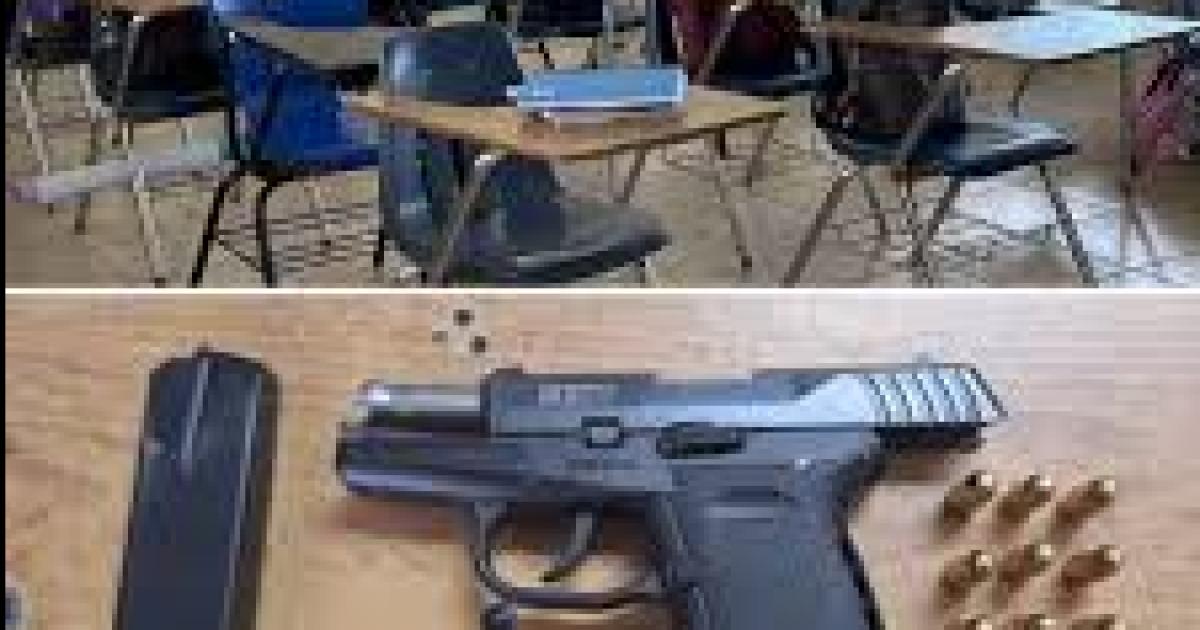 Encontraron un arma cargada en la mochila de una alumna- hay un detenido