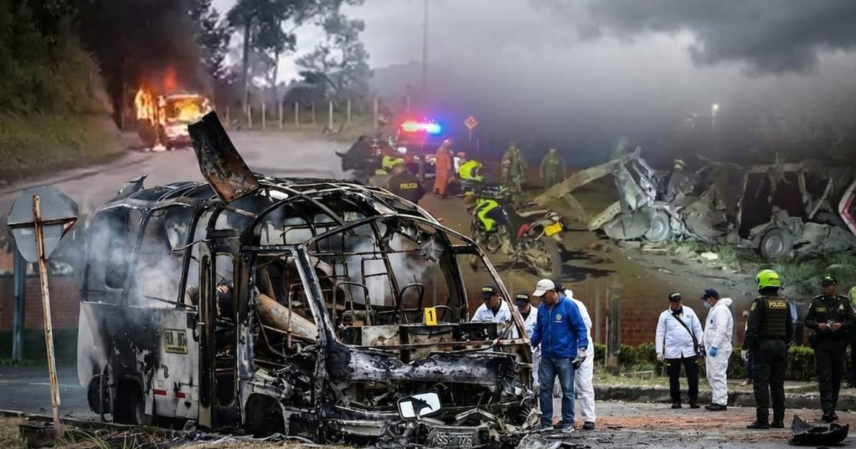 Crece la tensioacuten en Colombia tras una seguidilla de atentados 