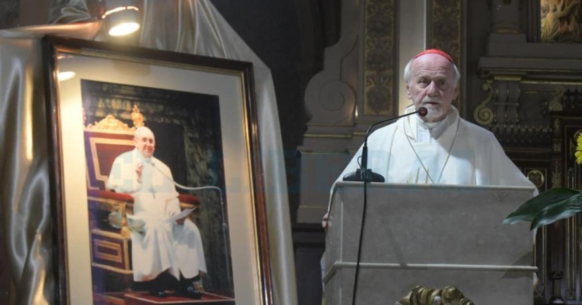 Emotiva misa en la Catedral Basiacutelica a un antildeo de la partida del papa Francisco