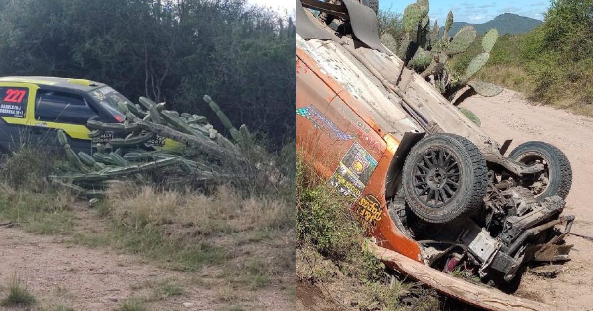 Graves despistes obligaron a frenar la fecha del Rally Santiaguentildeo