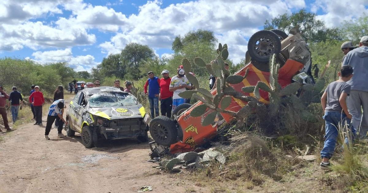 Graves despistes obligaron a frenar la fecha del Rally Santiaguentildeo