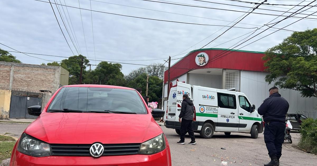 Una mujer y su beba de 4 meses terminaron hospitalizadas tras un fuerte choque en La Banda