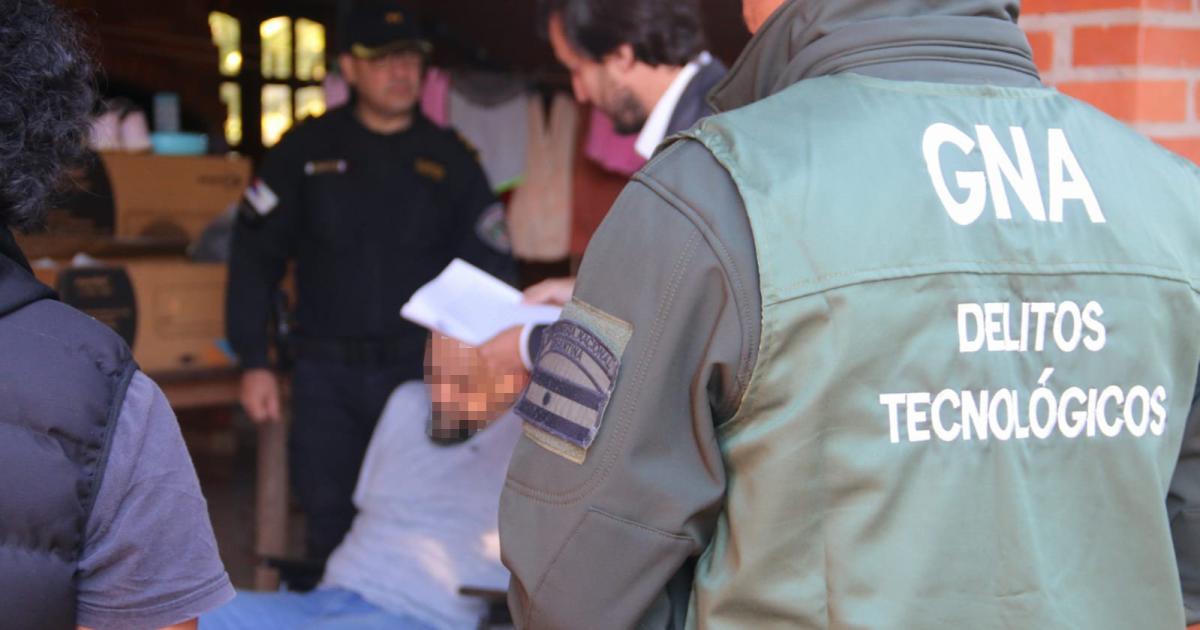 GNA allana un domicilio y detiene a un ciudadano que traficaba material de abuso sexual infantil mediante redes