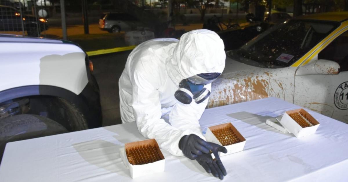 Detienen a taxista que transportaba 300 ampollas de Fentanilo de origen extranjero debajo de su asiento