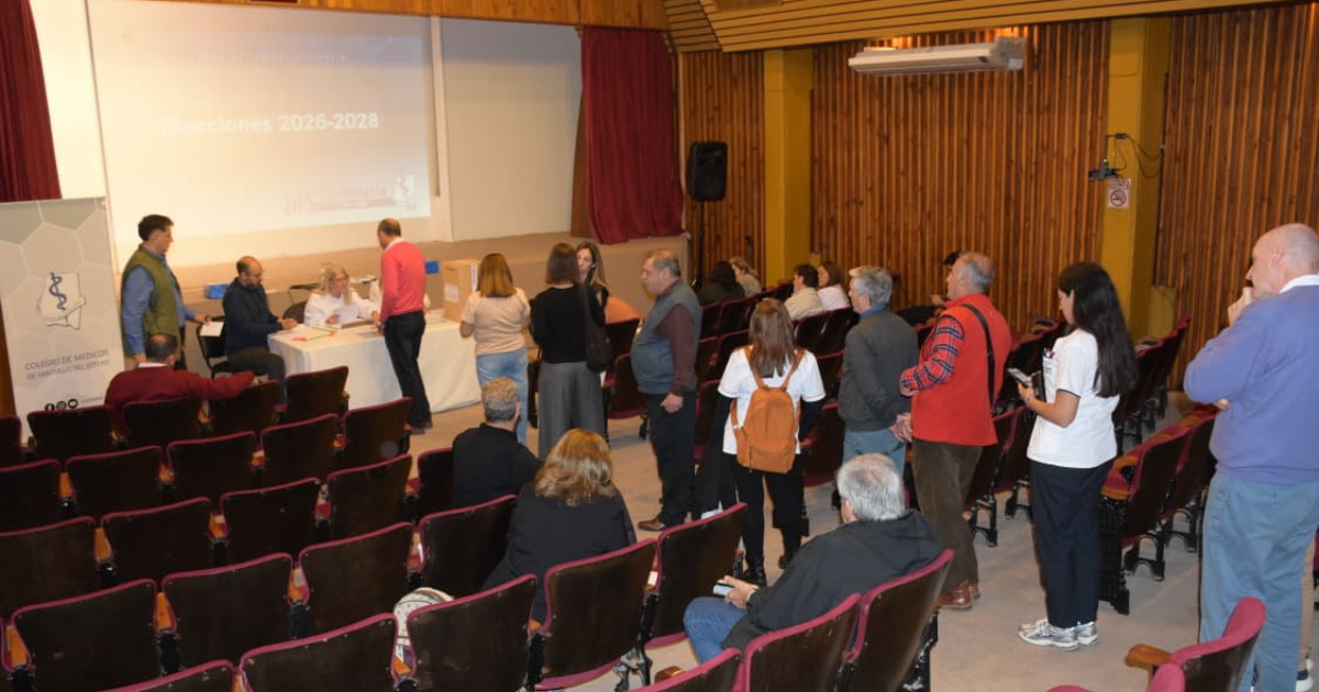 Colegio de Meacutedicos de Santiago del Estero- se desarrolla con normalidad las elecciones de las nuevas autoridades