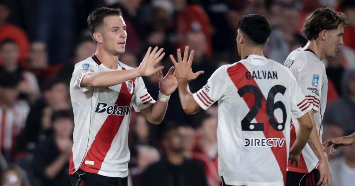 La posible formacioacuten de River frente a Red Bull Bragantino