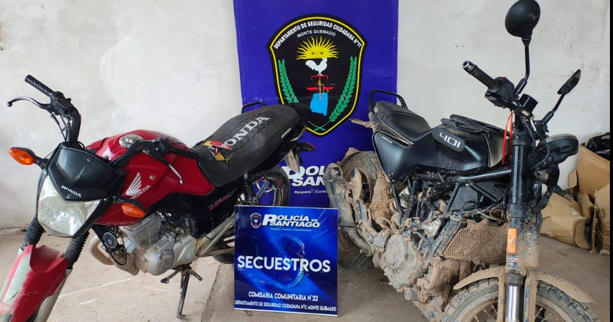 Recuperan dos motocicletas con pedido de secuestro