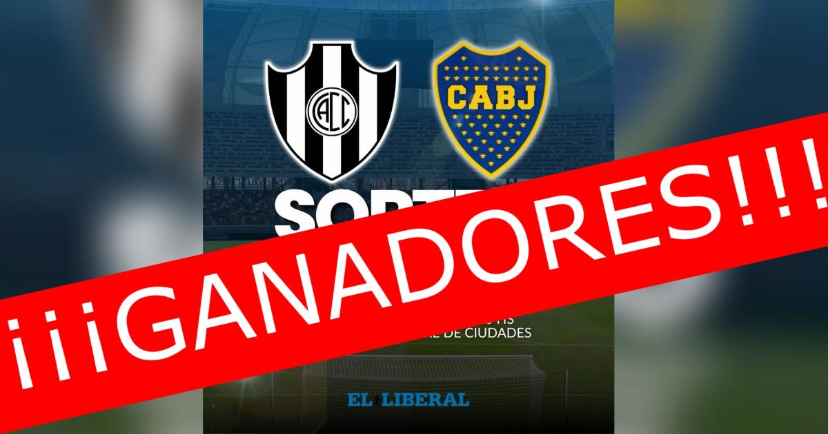 iexclEstos son los ganadores de las entradas del partido Central Coacuterdoba vs Boca