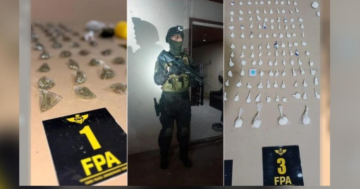 El operativo incluyó detenciones en la vía p�blica y el secuestro de autos y dinero Foto- Agencia NAMPF Córdoba