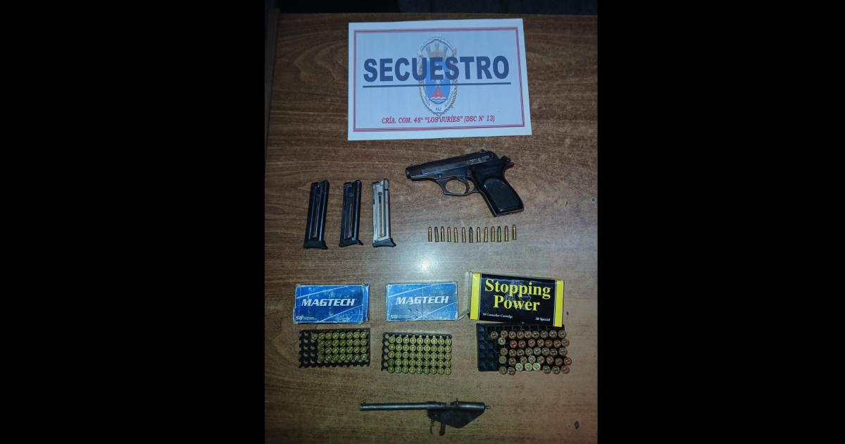 Allanamientos en 2 barrios- secuestran numerosas armas y municiones
