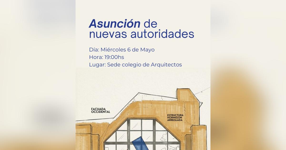 Nuevas autoridades asumen en el Colegio de Arquitectos