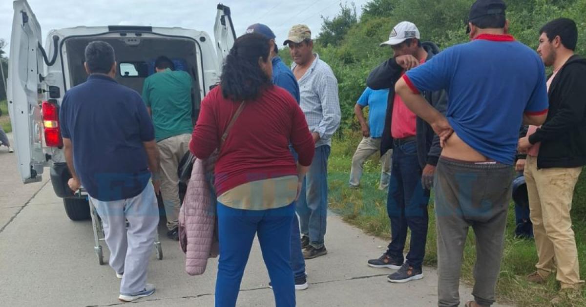 Derrape en Ruta 89- una mujer fue hospitalizada tras caer de una moto en el Tramo 20