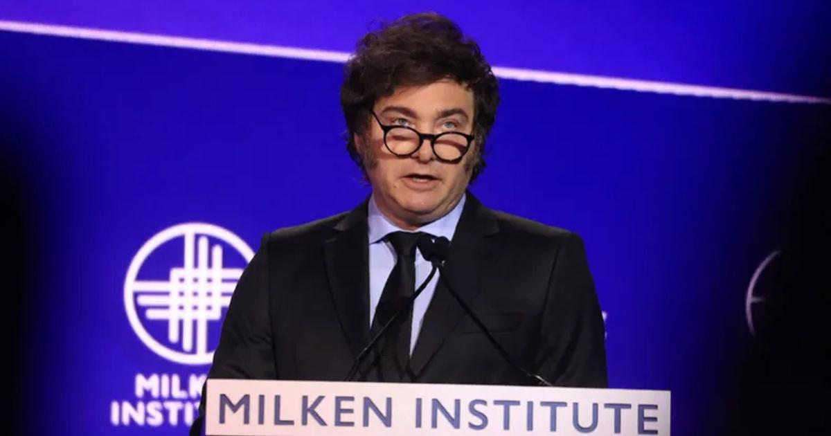 Milei defendioacute el programa econoacutemico en EEUU- Merecemos que sigan mejorando la calificacioacuten crediticia
