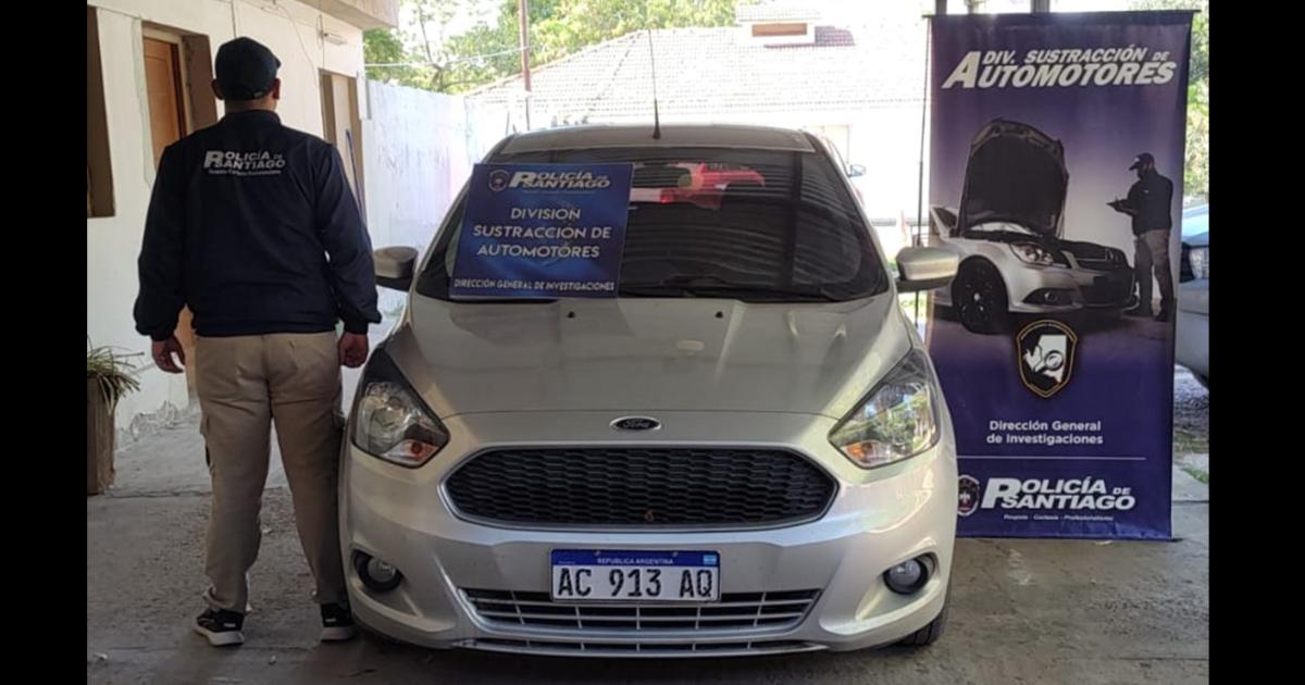Cayoacute un Ford Ka mellizo- hallan en Santiago del Estero dos vehiacuteculos robados en territorio bonaerense