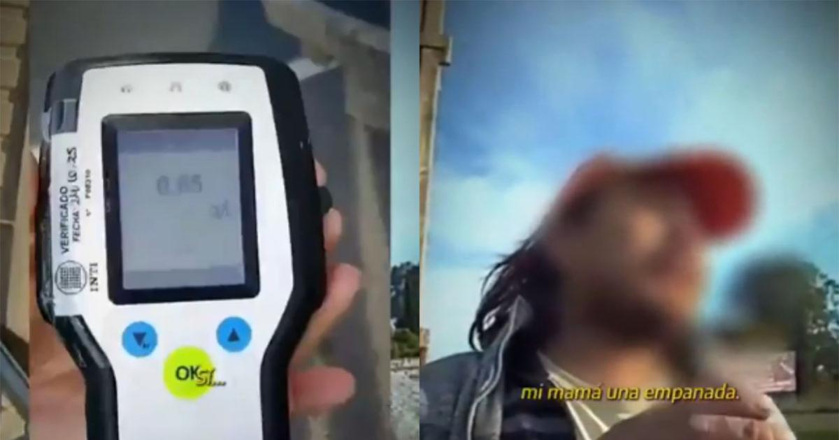 Manejaba un camioacuten con acoplado alcoholizado y usoacute esta insoacutelita excusa