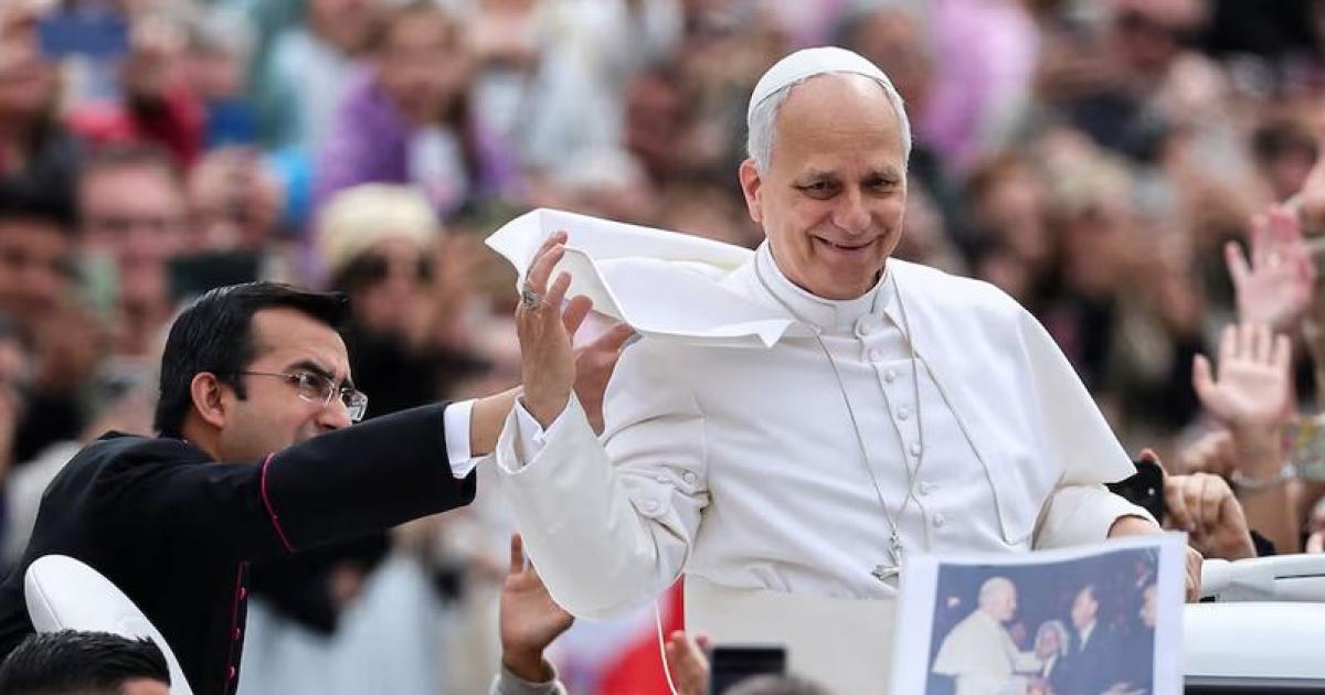 Papa León celebra su aniversario - Foto- Infobae